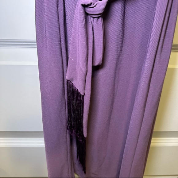 Jessica Simpson Purple Scoop Neck Slit Sleeve Aline Dress S - Picture 7 of 11